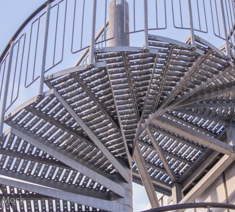 escaliers metal